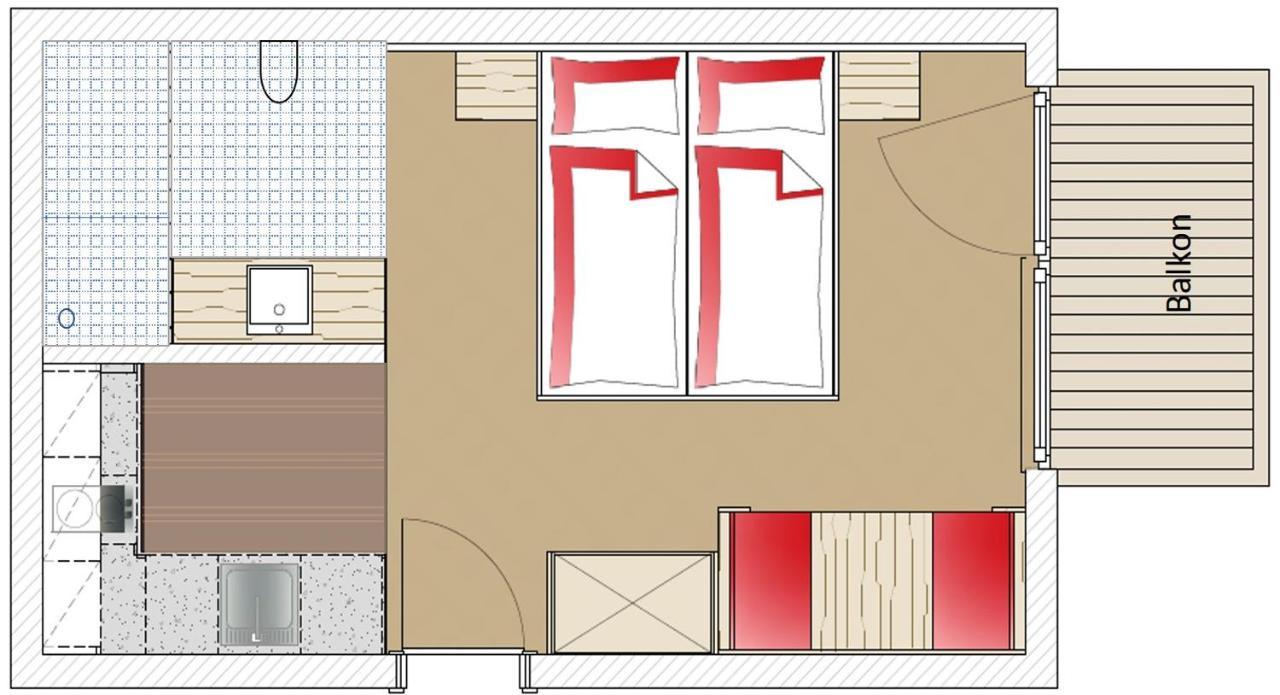ゼルデンHaus Fridolinアパートメント エクステリア 写真